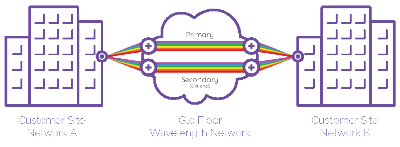 Diagram of Wavelength services